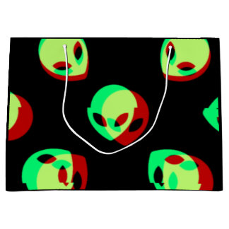 Sacola Para Presentes Grande Alienígena do Saco do Presente