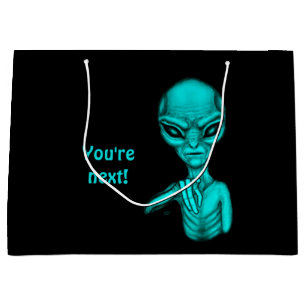 Sacola Para Presentes Grande Alienígena ruim, você é a próxima!
