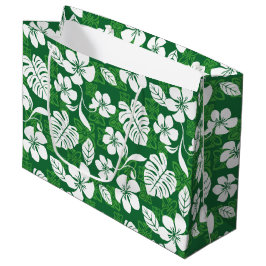 SACOLA PARA PRESENTES GRANDE ALOHA FRIDAY (VERDE)