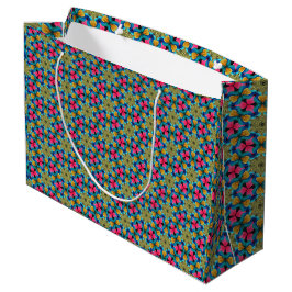 Sacola Para Presentes Grande Aloha Tropical Gift Bag