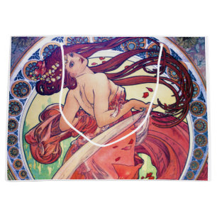 Sacola Para Presentes Grande Alphonse Mucha