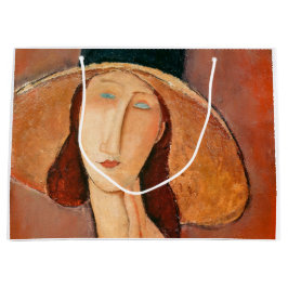 Sacola Para Presentes Grande Amedeo Modigliani - Jeanne Hebuterne em Grande Cha