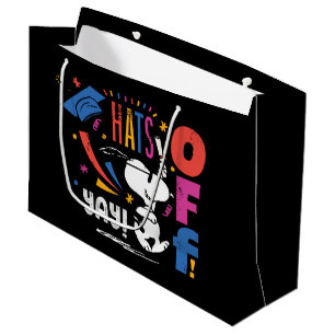 Sacola Para Presentes Grande Amendoins Snoopy Chapéu Baixado Para Você Graduaçã
