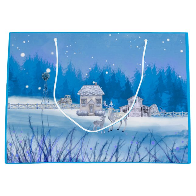 Sacola Para Presentes Grande American Farm Signature Gift Bag (Frente)