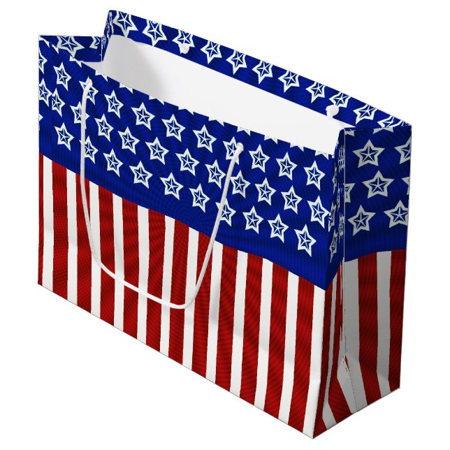 Sacola Para Presentes Grande amflag (Frente inclinada)