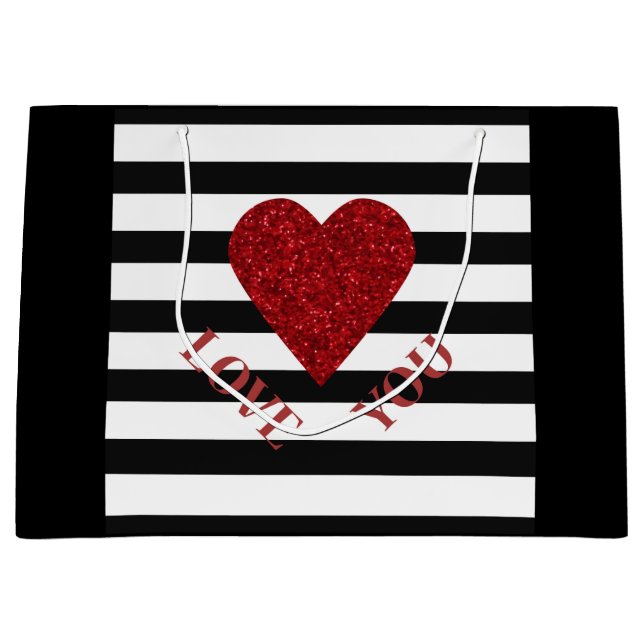 Sacola Para Presentes Grande Amor (Frente)