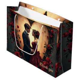 Sacola Para Presentes Grande Amor Atemporal – Coleção de Casamentos Vitorianos
