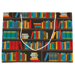 Sacola Para Presentes Grande Amor de Leitura na estante