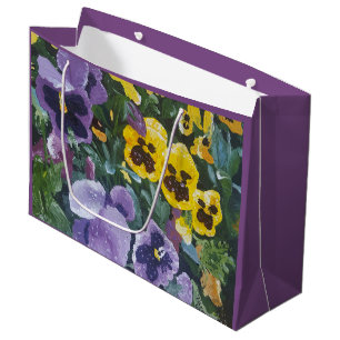 Sacola Para Presentes Grande Amor perfeito floral Giftbag