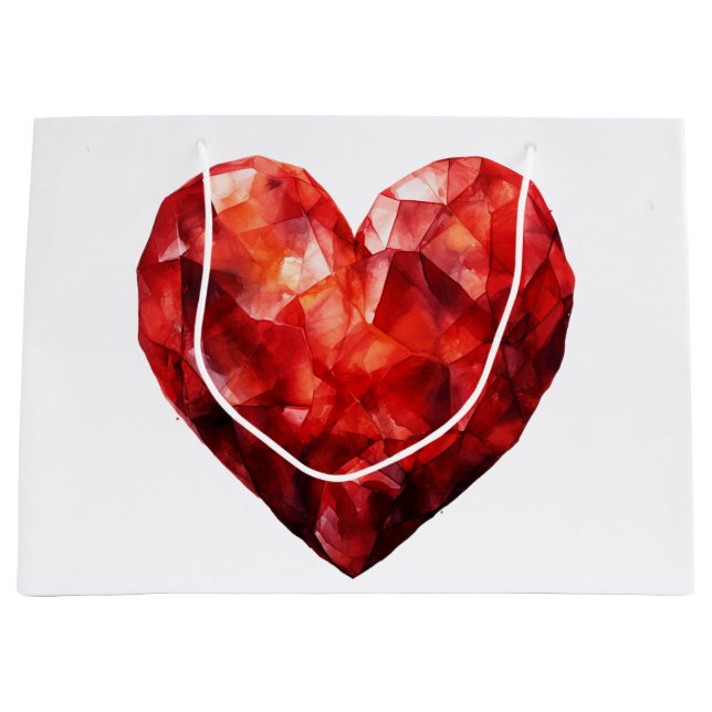 Sacola Para Presentes Grande Amur amor (Frente)