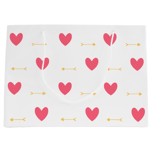 Sacola Para Presentes Grande Amur amor (Frente)