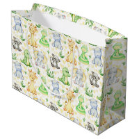 Animais Safari Cute Grande Saco-Presente