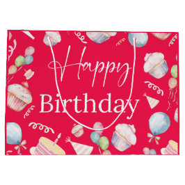 Sacola Para Presentes Grande Aniversário