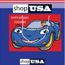 Aniversário Carro Automotive Funny Cartoon Creativ