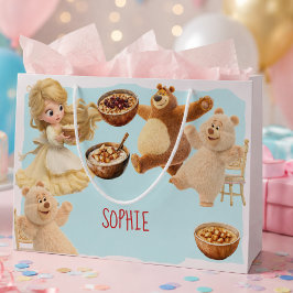 Sacola Para Presentes Grande Aniversário da Goldilocks