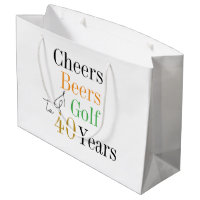 aniversário de 40 anos Cheers e Beers Golf Party F