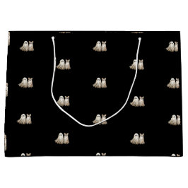 Sacola Para Presentes Grande Aniversário de Casamento Cute Halloween-Themed