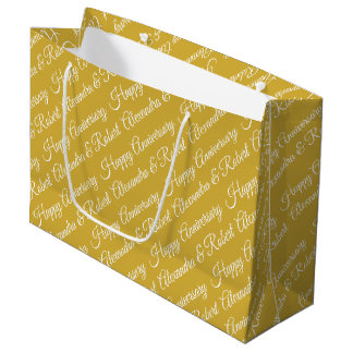 Sacola Para Presentes Grande Aniversário Personalizado Elegante