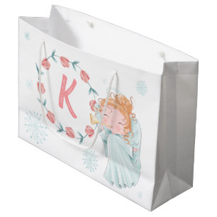 Sacola Para Presentes Grande Anjo Personalizado Bonito