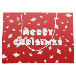 Sacola Para Presentes Grande Anjos de Natal