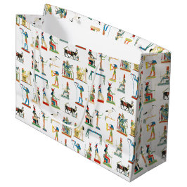 Sacola Para Presentes Grande Antigo Egito Vintage Padrão Egípcio