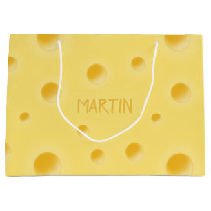 Sacola Para Presentes Grande Apenas Muito Queijoso! Queijo Suíço Grande Persona
