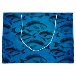 Sacola Para Presentes Grande Aposentadoria da pesca do pescador do pai