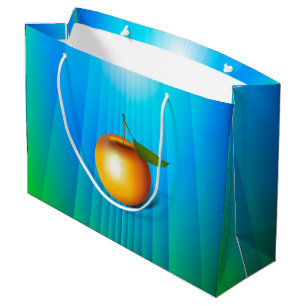 Sacola Para Presentes Grande Apple 3-d