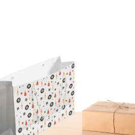 Sacola Para Presentes Grande Aquarela de caminhões modernos