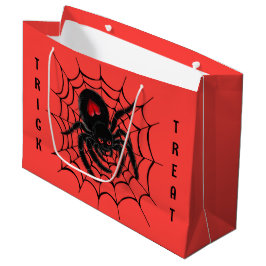Sacola Para Presentes Grande Aranha Negra na Web