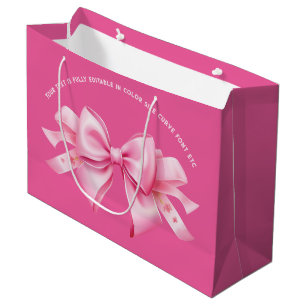 Sacola Para Presentes Grande Arco de Trendy Barbiedoll Bubblegum rosa
