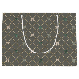 Sacola Para Presentes Grande Arcos-do-ananás, Estilo Havaiano, Natal