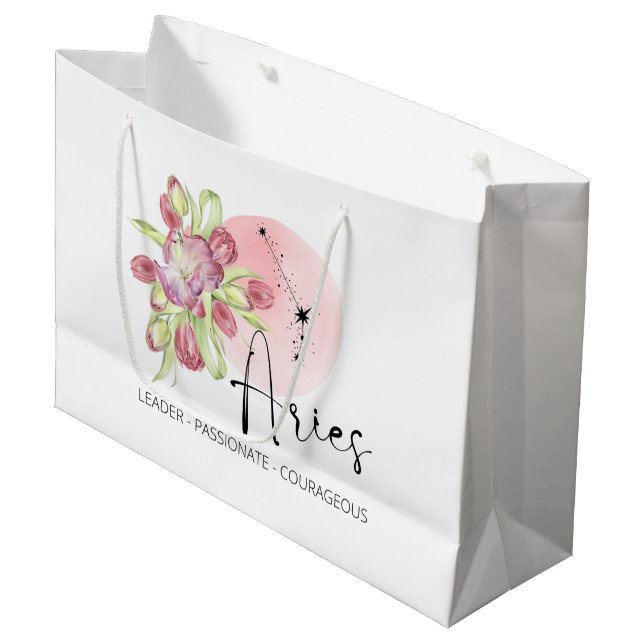Sacola Para Presentes Grande Aries Gift Bag (Frente inclinada)