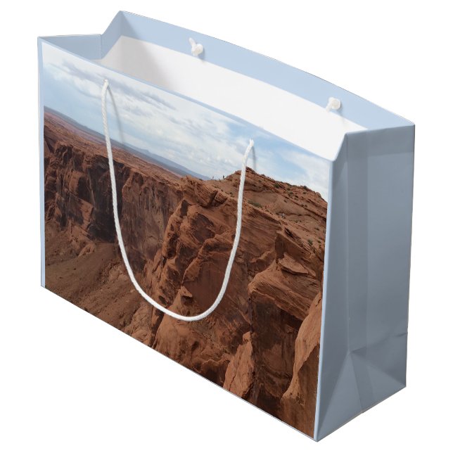 Sacola Para Presentes Grande ARIZONA - Benda de ferradura C - Rocha Vermelha (Verso inclinado)