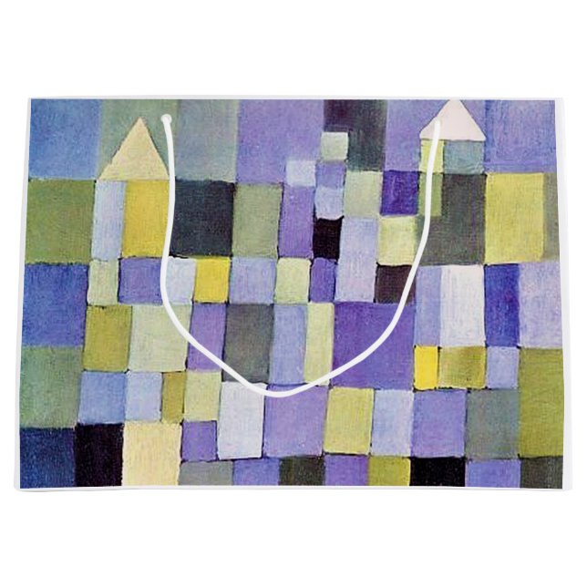 Sacola Para Presentes Grande Arquitetura, Paul Klee (Frente)