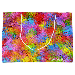 Sacola Para Presentes Grande Arte abstracta 171