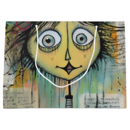 Sacola Para Presentes Grande ArtLady 24 Encantada e angustiada