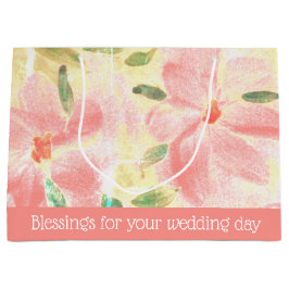 Sacola Para Presentes Grande Artsy Floral Design