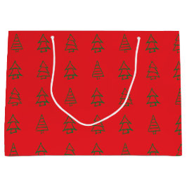 Sacola Para Presentes Grande Árvore de Natal