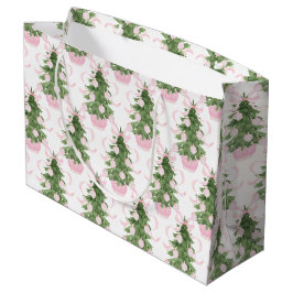 Sacola Para Presentes Grande Árvore de Natal Chinoiserie