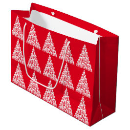 Sacola Para Presentes Grande Árvore Skully Xmas