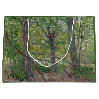Sacola Para Presentes Grande Árvores, Vincent van Gogh