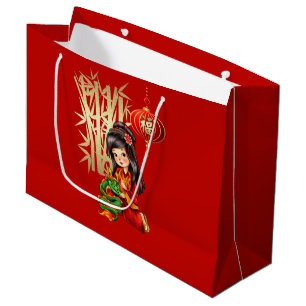 Sacola Para Presentes Grande As bolsas chinesas conhecidas feitas sob encomenda