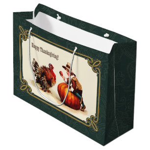 Sacola Para Presentes Grande As bolsas do presente da acção de graças do des