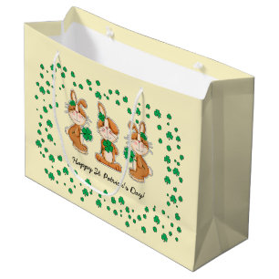 Sacola Para Presentes Grande As bolsas feitas sob encomenda do presente do dia