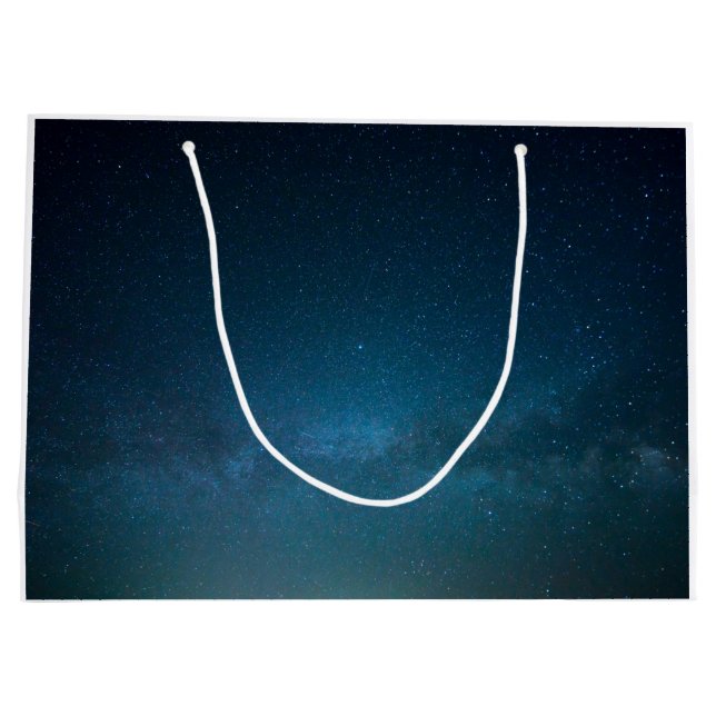 Sacola Para Presentes Grande As estrelas à noite (Verso)