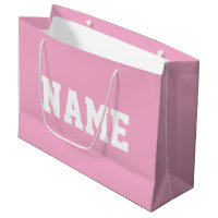 Atlético SEU NOME Texto Branco Sobre Rosa Bebe Cla