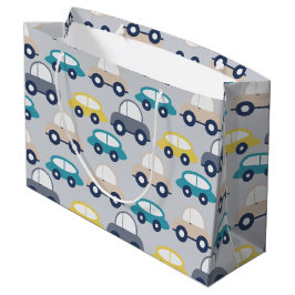 Sacola Para Presentes Grande Automóveis Retro