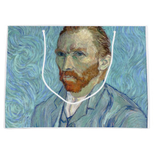 Sacola Para Presentes Grande Autorretrato, Vincent van Gogh, 1889