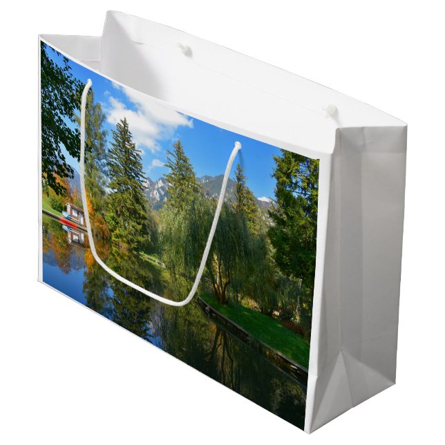 Sacola Para Presentes Grande Autumn Pod Iyll (Frente inclinada)